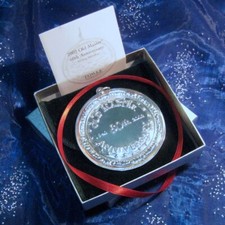NEW • Towle 2002 OLD MASTER 60th ANNIVERSARY Sterling Christmas MEDALLION picture