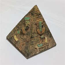 Handcrafted Egypt pyramid souvenir ancient pharaoh and camel relief design decor picture