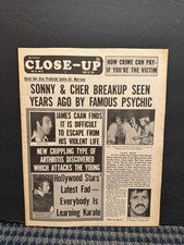 1974 June 24th National Close-Up Newspaper, James Caan, Sonny & Cher (10U) picture