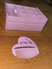 Vintage 1978 Sanrio Little Twin Stars Pink Jewelry Box & Comb Japan Kawaii picture