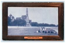 1905 Friends Gatherings at Jackson Park, Chicago, Illinois IL Antique Postcard picture