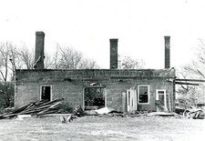 Cary Cottage owned by Jerry Angiulo burned out Boston MA Historic Old Photo picture