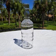 1887-1908 S HIRSCH CRYSTAL BROOK KANSAS CITY WHISKEY ANTIQUE BOTTLE 11 3/4