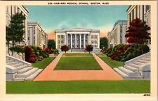 Boston MA-Massachusetts, Harvard Medical School, Vintage Postcard picture