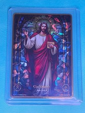 2025 Sacred Legacy 1st Messiah Jesus Christ #103/100 Secret Rare Stained Glass picture