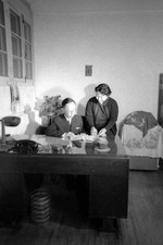 Aisin Gioro Pujie wife Hiro are seen circa October 1963 Beijing Ch- Old Photo picture