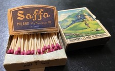 Old Italian Matchbox Pullout Match Saffa Milan Pics Bellinzona Locarno Ticino CH picture