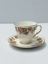 VINTAGE DUCHESS Tea Cup & Saucer floral Design FINE Bone China Made in England picture