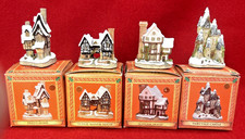 4 Miniature David Winter Cottages Original Boxes and Packaging picture