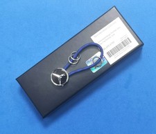 Genuine OEM Mercedes-Benz  Mumbai Blue Keychain B66956755 NIB picture