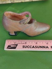 Victorian Heeled Shoe Resin Collectible picture
