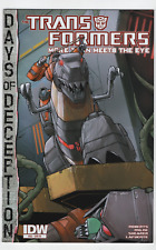 Transformers More Than Meets the Eye #35 1:10 RI Dinobot Variant IDW Comics picture