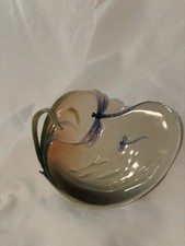 NOS Vintage Franz Porcelain Dragonfly Dish w/box and pamphlets picture