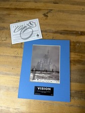 DISNEY PARK WALT DISNEY VISION LASER CEL 8X10 COLLECTIBLE LE 072 COA NEW picture