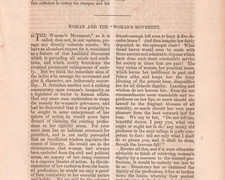 antique 1853 Antebellum Early Anti-Feminism Seneca Falls Era Women's Rights picture