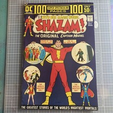Shazam #8 Dec 1973  Captain Marvel, Reprints the 1st app Black Adam picture