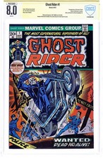 Ghost Rider #1 CBCS 8.0 RESTORED Witnessed Sig Thomas 1973 25-1AE56C0-049 picture