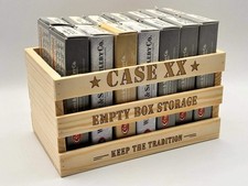 Custom Wooden Empty Knife Box Storage Crate Display Organizer Collector Case picture