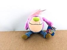 Vintage PowerPuff Girls Fuzzy Lumpkins Bean Bag Plush 2001 Trendmasters W/ Tag picture