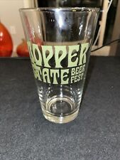 COPPER STATE BEER FEST Pint Glass Mesa Arizona Festival Green picture