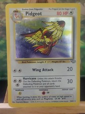 Pokémon TCG Pidgeot Holo Jungle Card 8/64 1999 Unlimited Edition picture