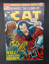 The Cat #3 Marvel Comics 1973 Bill Everett art / Commander Kraken / Dr. Tumolo picture
