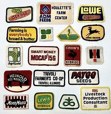 18 Different Vintage Agriculture, Seed, Feed Advertising Embroider Patches picture