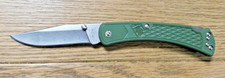 Buck Knive 110 Green New Old Stock Never Sharpened. picture