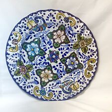 Talavera Mexican Pottery Hand Painted 10.5 Plate Decorative Wall Hanging picture