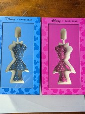 Disney X Baublebar Pink/Blue White Polka Dot Minnie Mouse Keychain Bag Charm    picture
