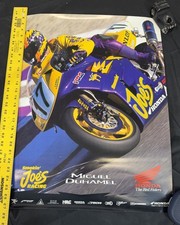 Vintage Smokin Joes Racing Miguel Duhamel Honda HRC Poster 26 X 19 picture
