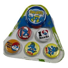 The Smurfs 6 Button Pins Pack 2009 Peyo picture