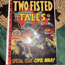 Two Fisted Tales #35 1953 Jack Davis cover Civil War issue. Excellent Condition picture