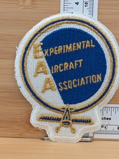 Vintage EAA Experimental Aircraft Association Airplane Aviation Sew On Patch 4.5 picture