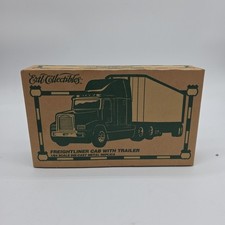 Vintage Ertl Collectibles Freightliner Cab Trailer 1/64 Die-Cast Metal Truck New picture