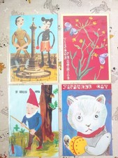 Nathalie Lete Postcard Set French Artist Illustrations picture