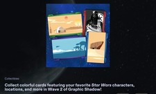 GRAPHIC SHADOW WAVE 2 RARE+UC 22 CARD SET 2026 TOPPS STAR WARS CARD TRADER picture