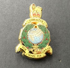 ROYAL MARINES BRITISH MILITARY INSIGNIA PIN BADGE 1 inch picture