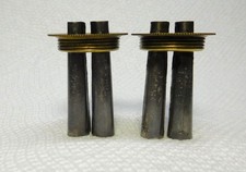 Matched Pair of Reproduction Whale Oil Lamp Burners with 7/8