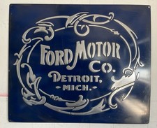 Ford Metal Sign – Hand Cast Aluminum Relief Wall Art 20x24 Vintage picture