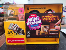 New ZURU Mini Brands Mini Vinyl Costco Bundle Sealed w/13 Vinyl & 7 Accessories picture