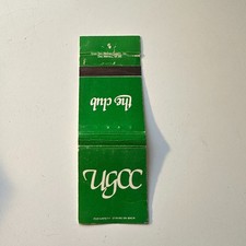 UGCC The Club Iowa Das Moines Supply Inc IA Vintage Matchbook Cover 4MB119-1 picture