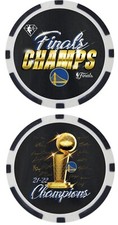 GOLDEN STATE WARRIORS - 2022 NBA CHAMPIONS - POKER CHIP - GOLF BALL MARKER picture