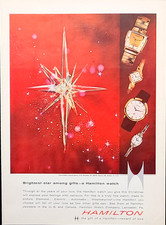 Hamilton Watch Original 1959 Vintage Print Ad Wall Art picture