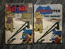 Batman #127 DC 1959 PLUS VERY RARE Swedish Version First Appearance Thor picture