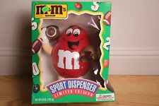 Vintage XL 1995 Mars M&M's Peanut Sports Candy Dispenser Limited Edition Large picture