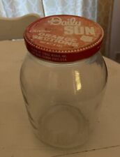 Vintage Daily Sun 8 Lbs Chilled Orange Sections Jar *Read Full Description* picture