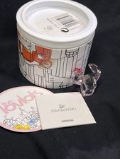 Swarovski Figurine Lovlots House of Cats Katie 1138593 Retired Pink Kitty W Bow picture