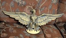Vtg Federal American Plaster Bald Eagle Wall Hanging  21” Gold MCM picture