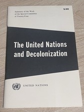 1965 United Nations and Decolonization Booklet Special Committee of Twenty-Four picture